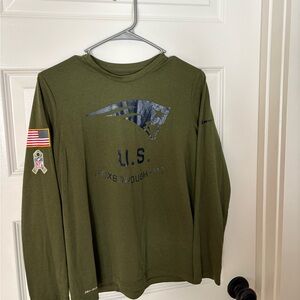 Nike Dri-Fit Patriots Long Sleeve Shirt